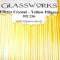 Effetre Filigree Crystal-Yellow (EF 592 236)