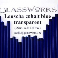 Lauscha Transparent Cobalt Blue (6-8mm)